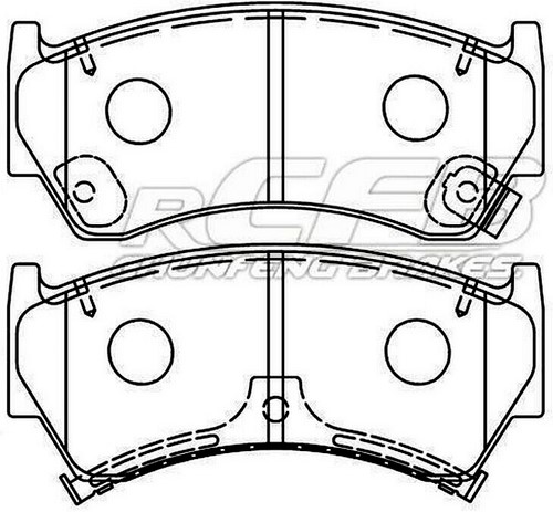 Juego de Pastillas de Freno Nissan