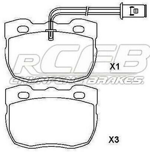 Juego de Pastillas de Freno Land Rover