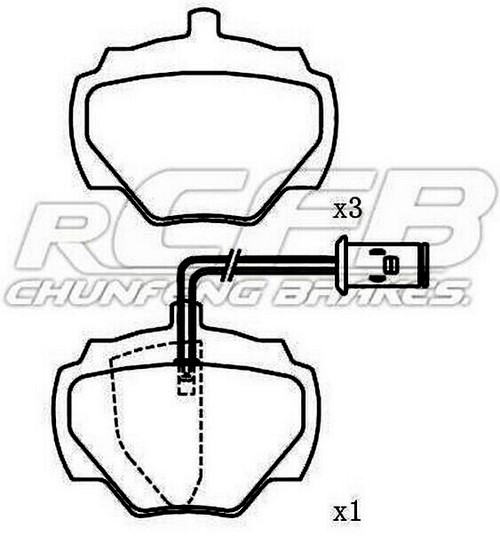 Juego de Pastillas de Freno Land Rover