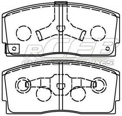 Juego de Pastillas de Freno Daihatsu