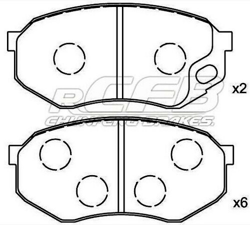 Juego de Pastillas de Freno Mitsubishi