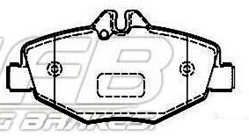 Juego de Pastillas de Freno Mercedes Benz