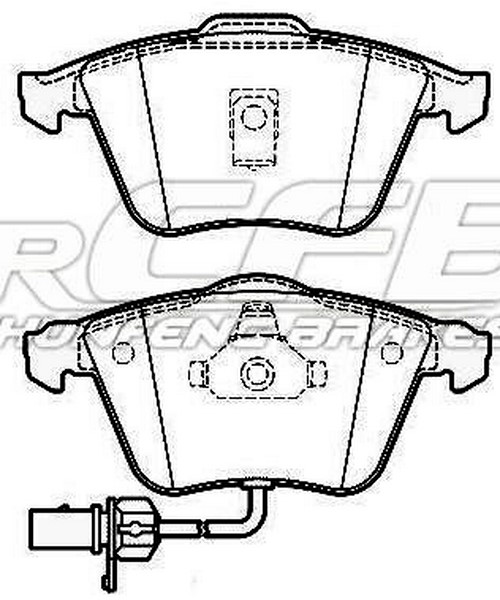 Juego de Pastillas de Freno Audi