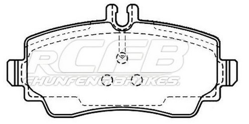 Juego de Pastillas de Freno Mercedes Benz