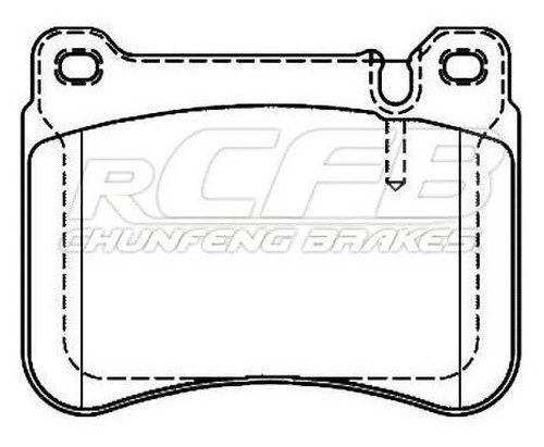 Juego de Pastillas de Freno Mercedes Benz