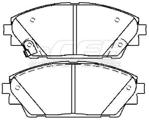 Juego de Pastillas de Freno Mazda